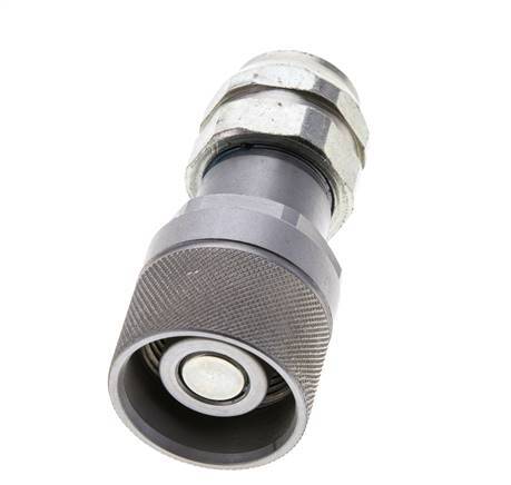 Stalen DN 8.7 Vlakdichtende Koppeling Insteeknippel G 3/8 inch Binnendraad ISO 16028 D M30 x 2