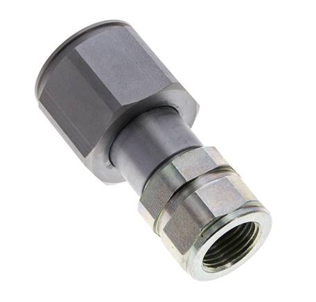 Stalen DN 8.7 Vlakdichtende Koppeling Insteeknippel G 1/2 inch Binnendraad ISO 16028 D M30 x 2