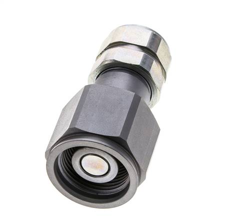 Stalen DN 8.7 Vlakdichtende Koppeling Insteeknippel G 1/2 inch Binnendraad ISO 16028 D M30 x 2