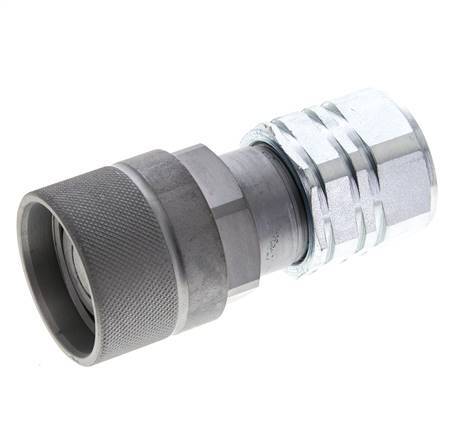 Stalen DN 12.8 Vlakdichtende Koppeling Insteeknippel G 1/2 inch Binnendraad ISO 16028 D M36 x 2