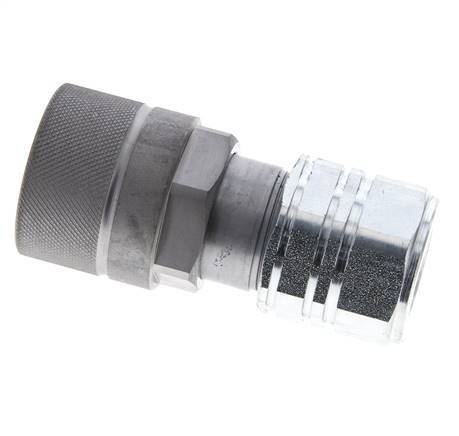 Stalen DN 12.8 Vlakdichtende Koppeling Insteeknippel G 1/2 inch Binnendraad ISO 16028 D M36 x 2