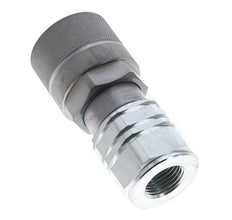 Stalen DN 12.8 Vlakdichtende Koppeling Insteeknippel G 1/2 inch Binnendraad ISO 16028 D M36 x 2