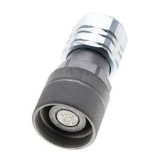 Stalen DN 12.8 Vlakdichtende Koppeling Insteeknippel G 1/2 inch Binnendraad ISO 16028 D M36 x 2