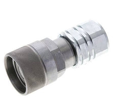Steel DN 12.8 Flat Face Hydraulic Plug G 3/4 inch Female Threads ISO 16028 D M36 x 2