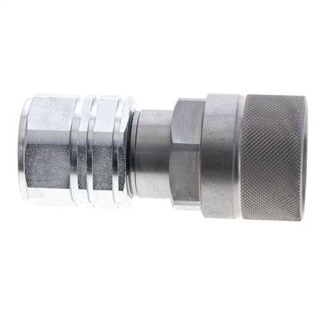 Stalen DN 12.8 Vlakdichtende Koppeling Insteeknippel G 3/4 inch Binnendraad ISO 16028 D M36 x 2