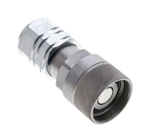 Stalen DN 12.8 Vlakdichtende Koppeling Insteeknippel G 3/4 inch Binnendraad ISO 16028 D M36 x 2