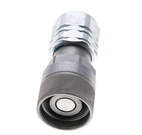 Stalen DN 12.8 Vlakdichtende Koppeling Insteeknippel G 3/4 inch Binnendraad ISO 16028 D M36 x 2