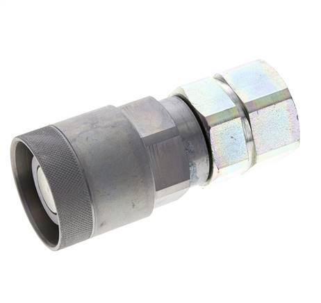 Stalen DN 15 Vlakdichtende Koppeling Insteeknippel G 3/4 inch Binnendraad ISO 16028 D M43 x 2