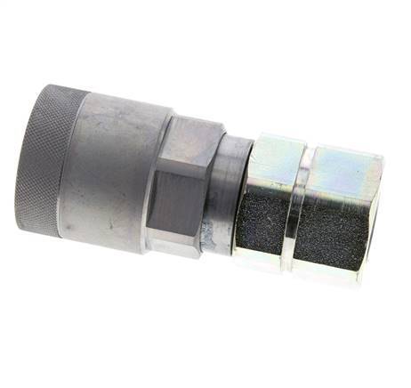 Stalen DN 15 Vlakdichtende Koppeling Insteeknippel G 3/4 inch Binnendraad ISO 16028 D M43 x 2