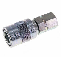 Stalen DN 6.3 Hydraulische Koppeling Snelkoppeling G 1/4 inch Binnendraad ISO 7241-1 A D 12mm