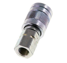Stalen DN 6.3 Hydraulische Koppeling Snelkoppeling G 1/4 inch Binnendraad ISO 7241-1 A D 12mm