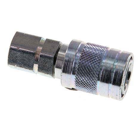 Stalen DN 6.3 Hydraulische Koppeling Snelkoppeling G 1/4 inch Binnendraad ISO 7241-1 A D 12mm