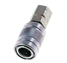 Stalen DN 6.3 Hydraulische Koppeling Snelkoppeling G 1/4 inch Binnendraad ISO 7241-1 A D 12mm