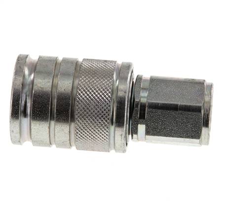 Stalen DN 10 Hydraulische Koppeling Snelkoppeling M18x1.5 Binnendraad ISO 7241-1 A D 17.3mm