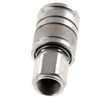 Stalen DN 10 Hydraulische Koppeling Snelkoppeling M18x1.5 Binnendraad ISO 7241-1 A D 17.3mm