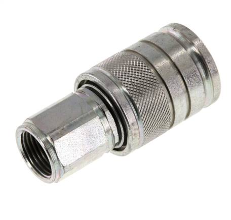 Stalen DN 10 Hydraulische Koppeling Snelkoppeling M18x1.5 Binnendraad ISO 7241-1 A D 17.3mm