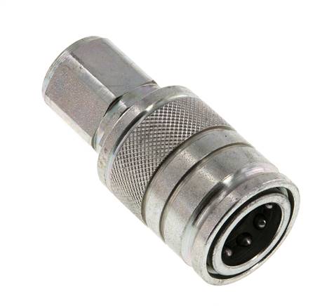 Stalen DN 10 Hydraulische Koppeling Snelkoppeling M18x1.5 Binnendraad ISO 7241-1 A D 17.3mm
