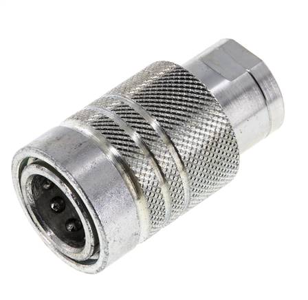 Stalen DN 10 Hydraulische Koppeling Snelkoppeling G 3/8 inch Binnendraad ISO 7241-1 A D 16mm