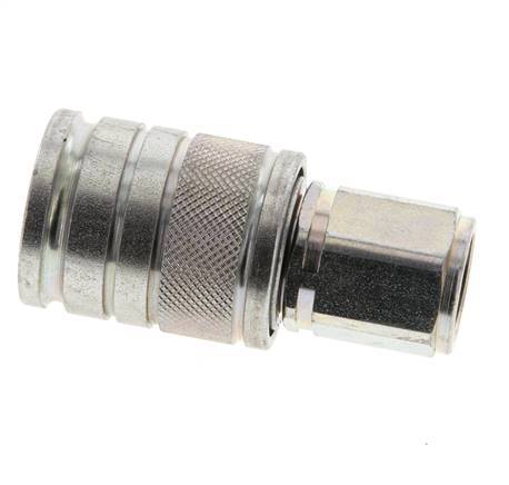 Stalen DN 10 Hydraulische Koppeling Snelkoppeling G 3/8 inch Binnendraad ISO 7241-1 A D 17.3mm