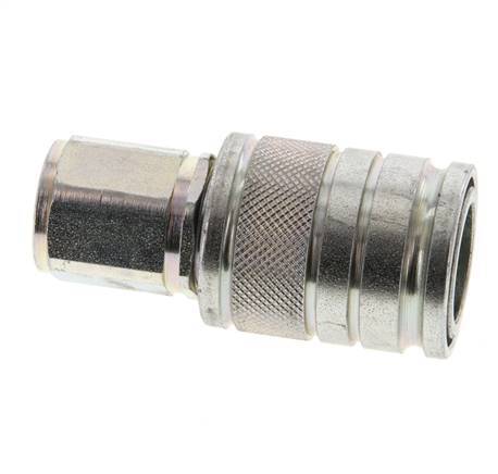 Stalen DN 10 Hydraulische Koppeling Snelkoppeling G 3/8 inch Binnendraad ISO 7241-1 A D 17.3mm