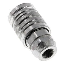 Stalen DN 12.5 Hydraulische Koppeling Snelkoppeling G 3/8 inch Binnendraad ISO 7241-1 A D 20.5mm