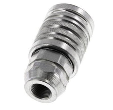 Stalen DN 12.5 Hydraulische Koppeling Snelkoppeling G 3/8 inch Binnendraad ISO 7241-1 A D 20.5mm