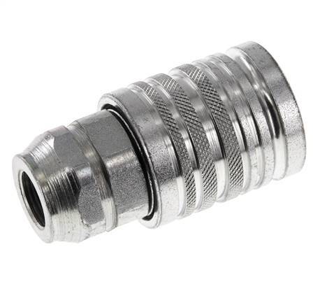 Stalen DN 12.5 Hydraulische Koppeling Snelkoppeling G 3/8 inch Binnendraad ISO 7241-1 A D 20.5mm