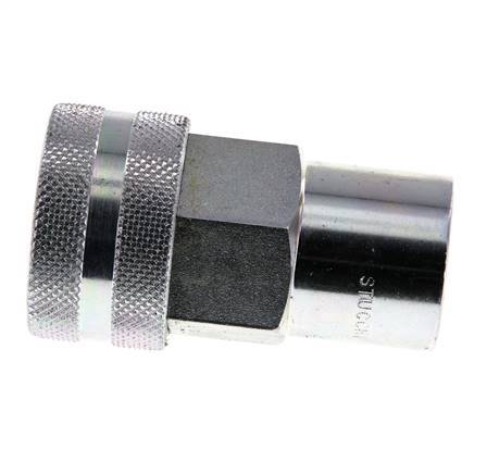 Stalen DN 20 Hydraulische Koppeling Snelkoppeling G 3/4 inch Binnendraad ISO 7241-1 A D 29.1mm