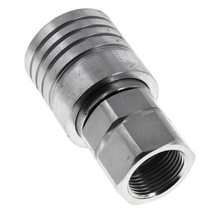 Stalen DN 25 Hydraulische Koppeling Snelkoppeling G 1 inch Binnendraad ISO 7241-1 A D 34.3mm