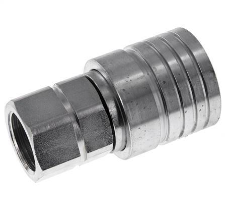 Stalen DN 25 Hydraulische Koppeling Snelkoppeling G 1 inch Binnendraad ISO 7241-1 A D 34.3mm