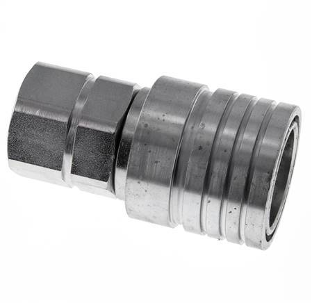 Stalen DN 25 Hydraulische Koppeling Snelkoppeling G 1 inch Binnendraad ISO 7241-1 A D 34.3mm