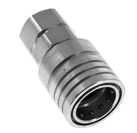 Stalen DN 25 Hydraulische Koppeling Snelkoppeling G 1 inch Binnendraad ISO 7241-1 A D 34.3mm