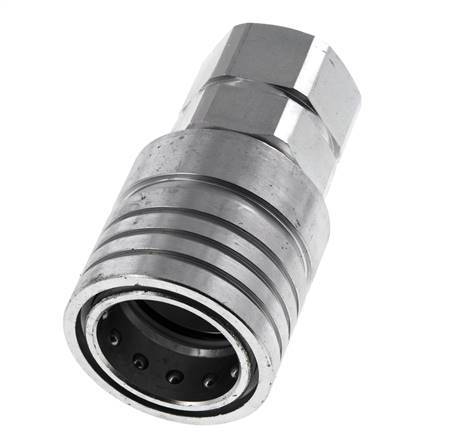 Stalen DN 25 Hydraulische Koppeling Snelkoppeling G 1 inch Binnendraad ISO 7241-1 A D 34.3mm