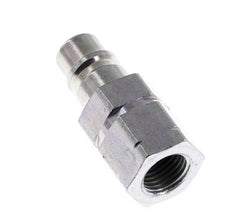 Steel DN 6.3 Hydraulic Coupling Plug G 1/4 inch Female Threads ISO 7241-1 A D 12mm