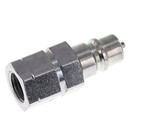 Stalen DN 6.3 Hydraulische Koppeling Insteeknippel G 1/4 inch Binnendraad ISO 7241-1 A D 12mm