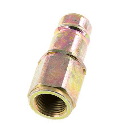 Stalen DN 10 Hydraulische Koppeling Insteeknippel M16x1.5 Binnendraad ISO 7241-1 A D 17.3mm
