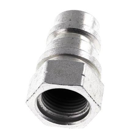 Stalen DN 10 Hydraulische Koppeling Insteeknippel G 3/8 inch Binnendraad ISO 7241-1 A D 16mm