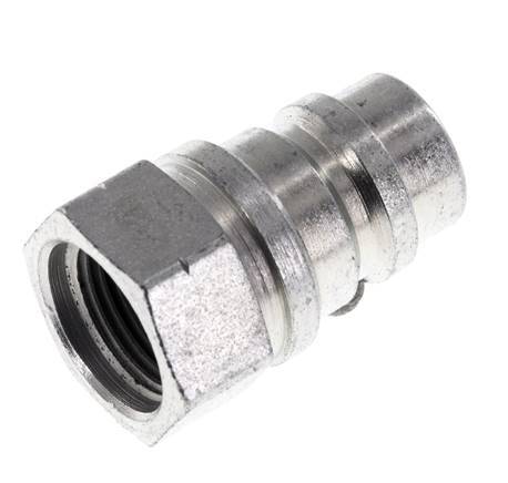 Stalen DN 10 Hydraulische Koppeling Insteeknippel G 3/8 inch Binnendraad ISO 7241-1 A D 16mm
