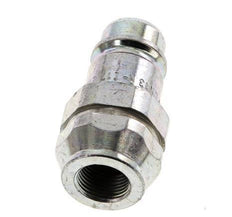 Steel DN 12.5 Hydraulic Coupling Plug G 3/8 inch Female Threads ISO 7241-1 A D 20.5mm