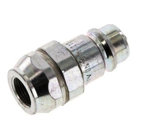 Stalen DN 12.5 Hydraulische Koppeling Insteeknippel G 3/8 inch Binnendraad ISO 7241-1 A D 20.5mm