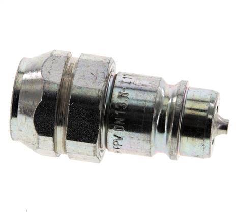 Stalen DN 12.5 Hydraulische Koppeling Insteeknippel G 3/8 inch Binnendraad ISO 7241-1 A D 20.5mm