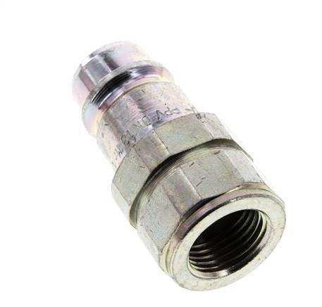 Stalen DN 12.5 Hydraulische Koppeling Insteeknippel G 1/2 inch Binnendraad ISO 7241-1 A D 20.5mm