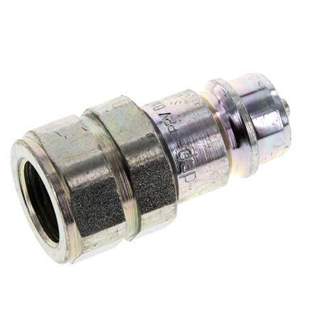 Stalen DN 12.5 Hydraulische Koppeling Insteeknippel G 1/2 inch Binnendraad ISO 7241-1 A D 20.5mm