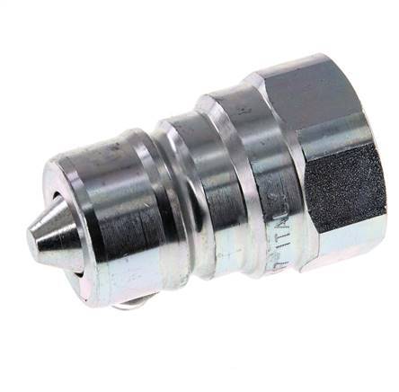 Stalen DN 20 Hydraulische Koppeling Insteeknippel G 3/4 inch Binnendraad ISO 7241-1 A D 29.1mm