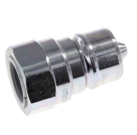 Stalen DN 20 Hydraulische Koppeling Insteeknippel G 3/4 inch Binnendraad ISO 7241-1 A D 29.1mm
