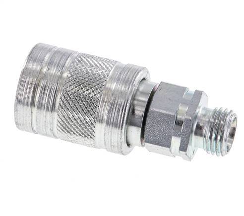 Stalen DN 6.3 Hydraulische Koppeling Snelkoppeling 8 mm L Knelring ISO 7241-1 A/8434-1 D 12mm