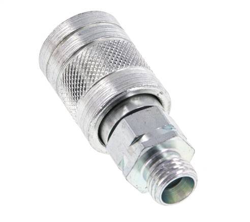 Stalen DN 6.3 Hydraulische Koppeling Snelkoppeling 8 mm L Knelring ISO 7241-1 A/8434-1 D 12mm