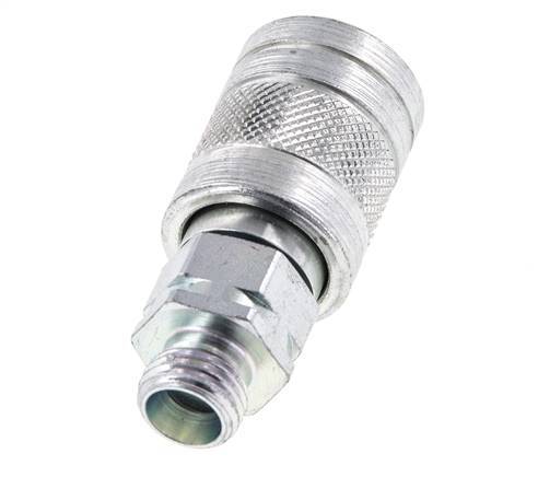 Stalen DN 6.3 Hydraulische Koppeling Snelkoppeling 8 mm L Knelring ISO 7241-1 A/8434-1 D 12mm