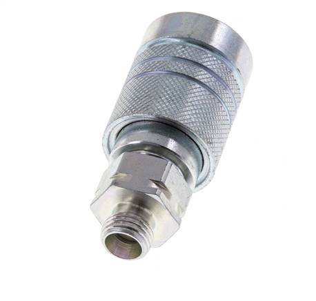 Stalen DN 10 Hydraulische Koppeling Snelkoppeling 8 mm L Knelring ISO 7241-1 A/8434-1 D 17.3mm