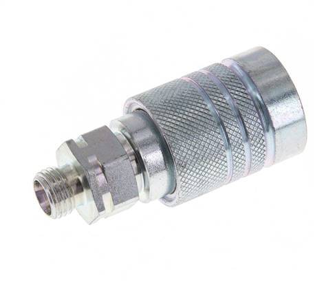 Stalen DN 10 Hydraulische Koppeling Snelkoppeling 8 mm L Knelring ISO 7241-1 A/8434-1 D 17.3mm